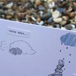 Rainy Days And Mondays Card (detailed Doodles..