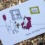 A6 Birthday Chair Card (anonymity)
