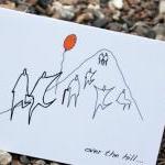 A6 Over The Hill Birthday Card (anonymity Range)