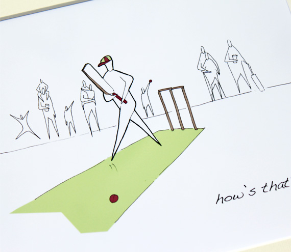 Cricket Anonymity Illustrative Print (10" X 12" / 255mm X 305mm)