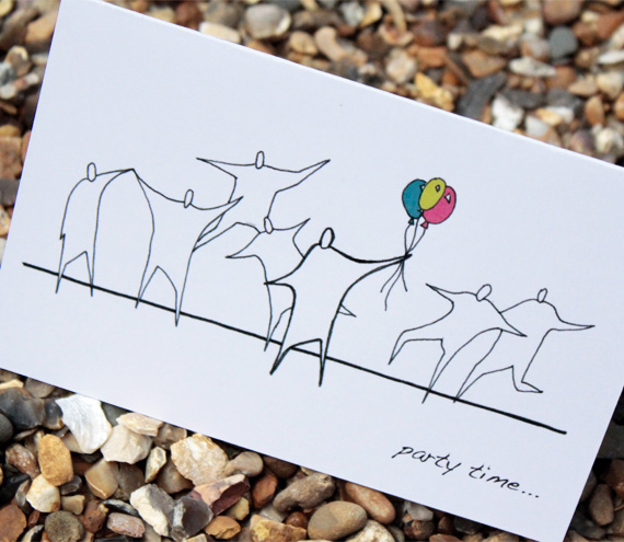 A6 Party Time Card (anonymity Range)